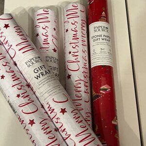 Christmas Wrapping Paper Bundle by Paper Source – 5 Rolls 🎄 (new) (hol/x)